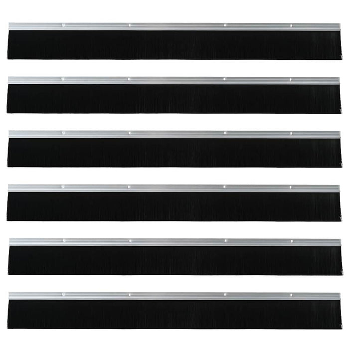 Perdele de ușă cu perii cu montare prin înșurubare 6 pcs - WALTI WALTI