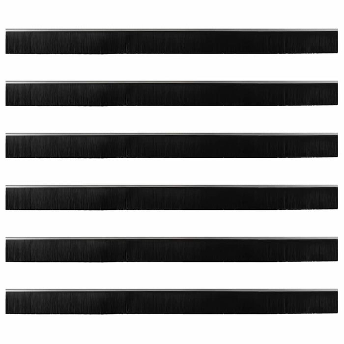 Perdele de ușă cu perii cu montare prin înșurubare 6 pcs 100 cm - WALTI WALTI