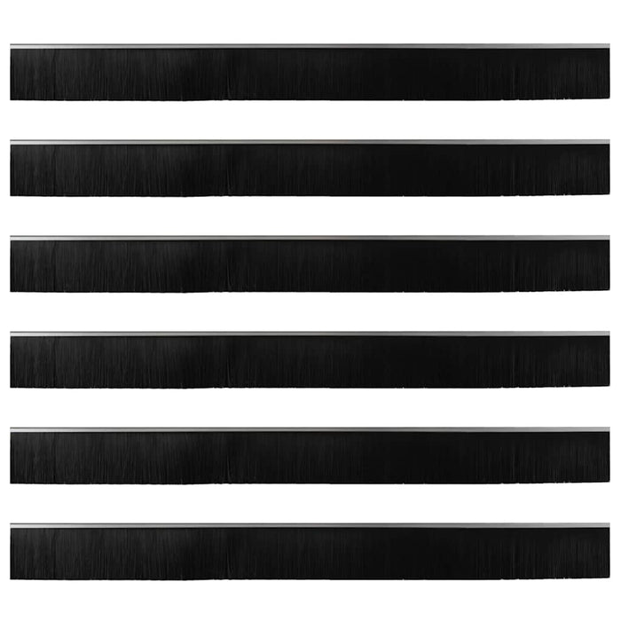 Perdele de ușă cu perii cu montare prin înșurubare 6 pcs 100 cm - WALTI WALTI