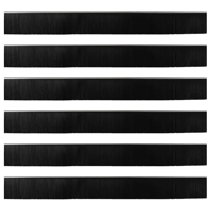 Perdele de ușă cu perii cu montare prin înșurubare 6 pcs 100 cm - WALTI WALTI