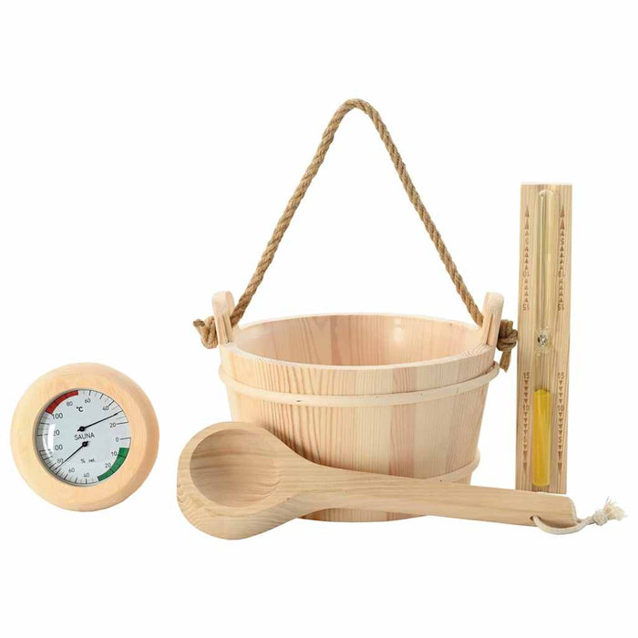 Set de accesorii pentru saună 4 pcs Maro - WALTI WALTI