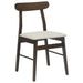 Scaun de sufragerie 2 pcs Maro deschis și deschis - WALTI WALTI