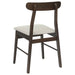 Scaun de sufragerie 2 pcs Maro deschis și deschis - WALTI WALTI