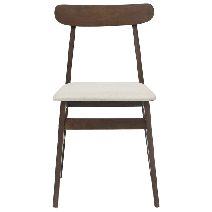 Scaun de sufragerie 2 pcs Maro deschis și deschis - WALTI WALTI
