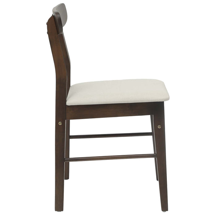 Scaun de sufragerie 2 pcs Maro deschis și deschis - WALTI WALTI