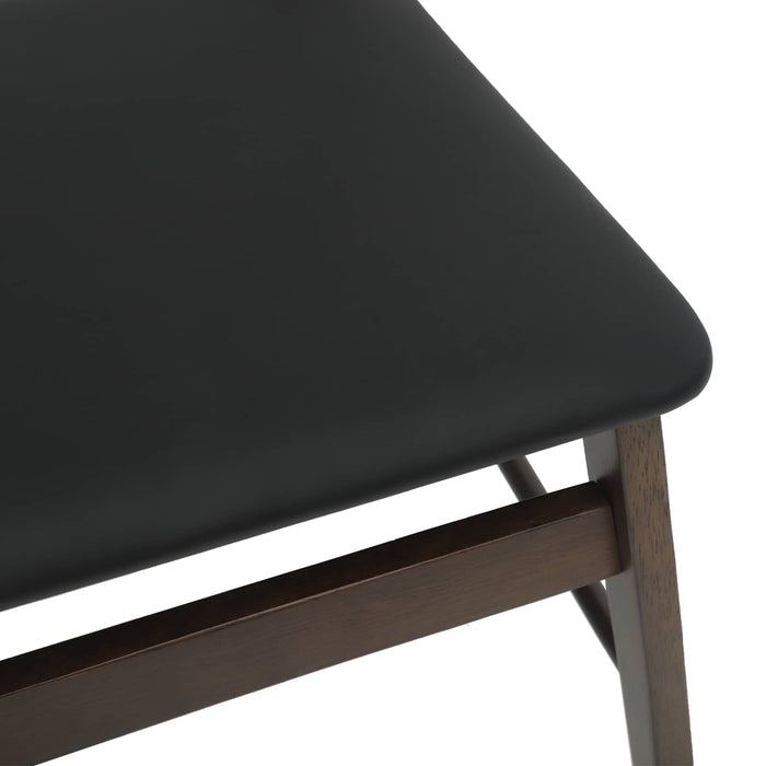 Scaun de sufragerie 2 pcs Maro deschis și negru - WALTI WALTI