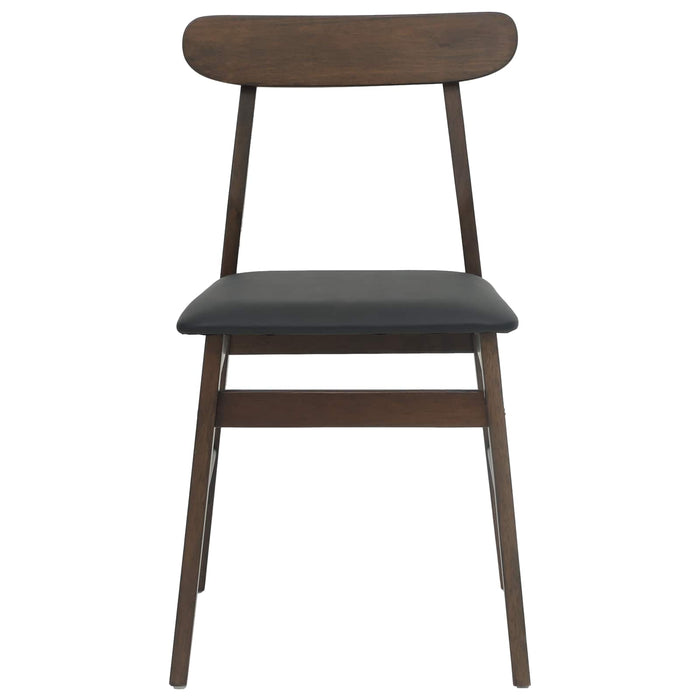 Scaun de sufragerie 2 pcs Maro deschis și negru - WALTI WALTI