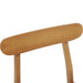 Scaun de sufragerie 2 pcs natural Lemn Solid de Cauciuc - WALTI WALTI