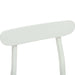 Scaun de sufragerie 2 pcs Alb Lemn Solid de Cauciuc - WALTI WALTI