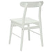 Scaun de sufragerie 2 pcs Alb Lemn Solid de Cauciuc - WALTI WALTI