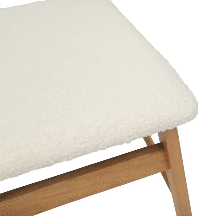 Scaun de sufragerie 2 pcs Natural și deschis - WALTI WALTI