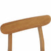 Scaun de sufragerie 2 pcs Natural și deschis - WALTI WALTI