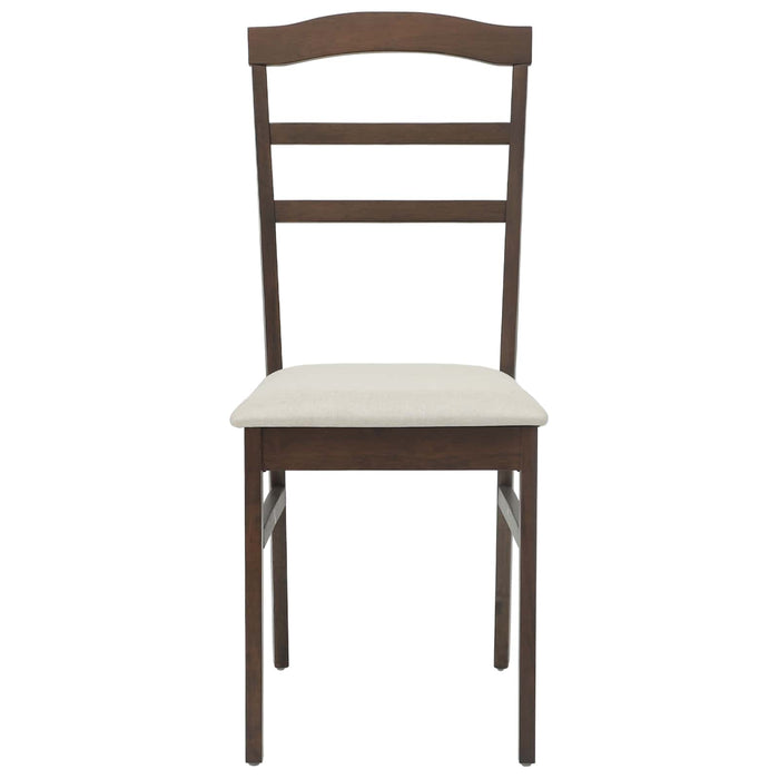 Scaun de sufragerie 2 pcs Maro deschis și deschis - WALTI WALTI