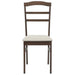 Scaun de sufragerie 2 pcs Maro deschis și deschis - WALTI WALTI