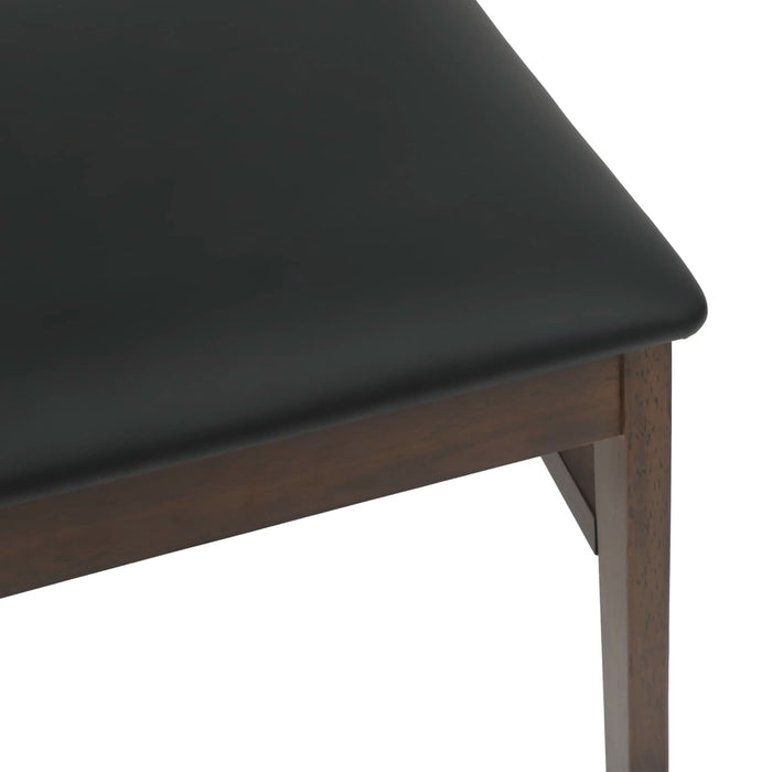 Scaun de sufragerie 2 pcs Maro deschis și negru - WALTI WALTI