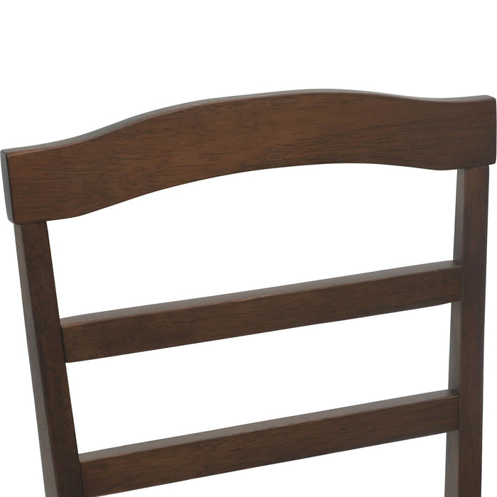Scaun de sufragerie 2 pcs Maro deschis și negru - WALTI WALTI