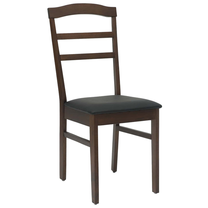 Scaun de sufragerie 2 pcs Maro deschis și negru - WALTI WALTI