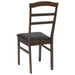 Scaun de sufragerie 2 pcs Maro deschis și negru - WALTI WALTI