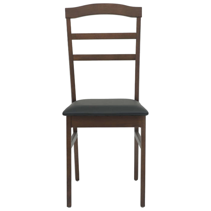 Scaun de sufragerie 2 pcs Maro deschis și negru - WALTI WALTI