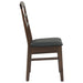 Scaun de sufragerie 2 pcs Maro deschis și negru - WALTI WALTI