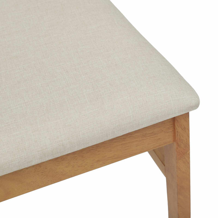 Scaun de sufragerie 2 pcs Natural și deschis - WALTI WALTI