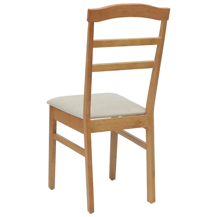 Scaun de sufragerie 2 pcs Natural și deschis - WALTI WALTI