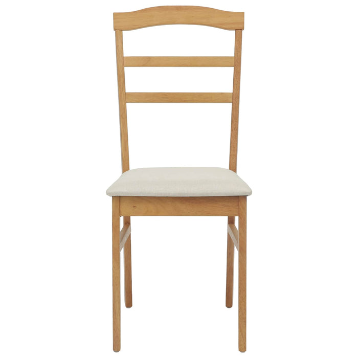 Scaun de sufragerie 2 pcs Natural și deschis - WALTI WALTI