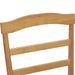 Scaun de sufragerie 2 pcs natural Lemn Solid de Cauciuc - WALTI WALTI