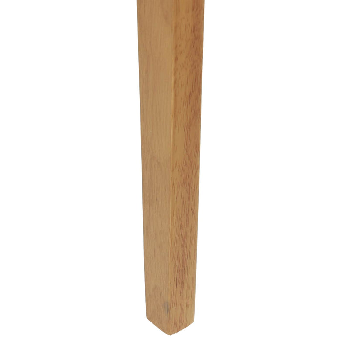 Scaun de sufragerie 2 pcs natural Lemn Solid de Cauciuc - WALTI WALTI