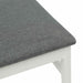 Scaun de sufragerie 2 pcs Alb și gri Lemn Solid de Cauciuc - WALTI WALTI