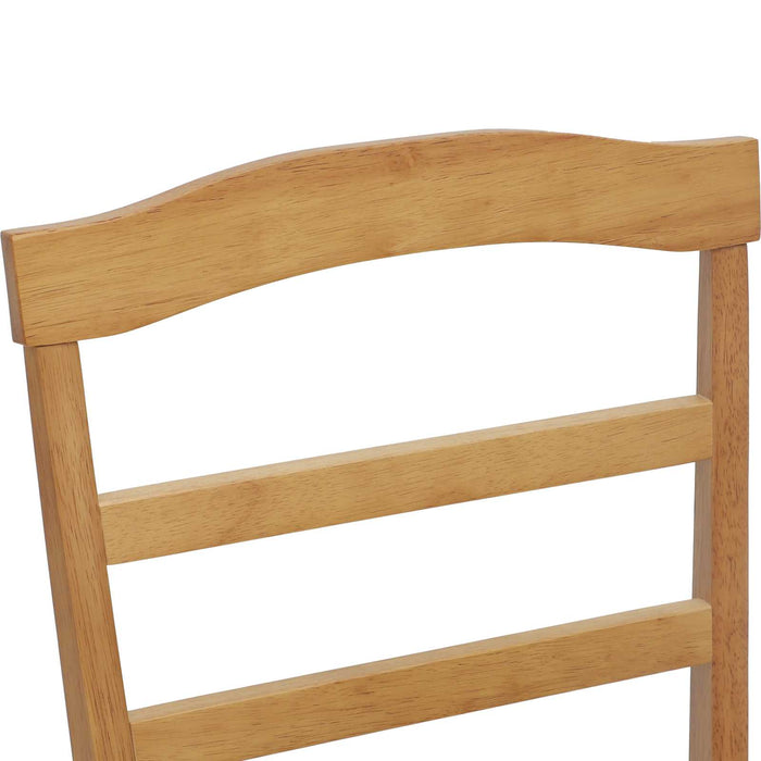 Scaun de sufragerie 2 pcs Natural și deschis - WALTI WALTI