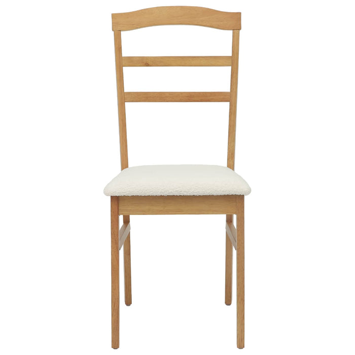 Scaun de sufragerie 2 pcs Natural și deschis - WALTI WALTI