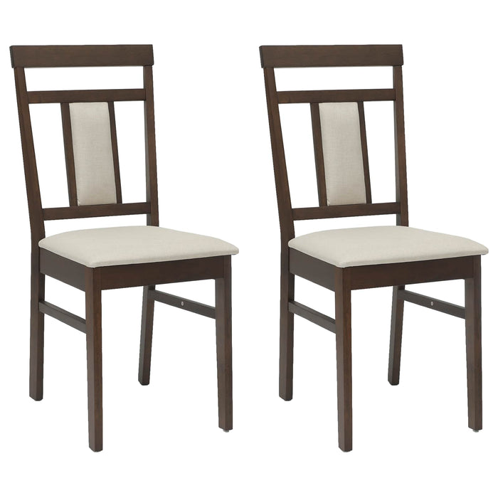 Scaun de sufragerie 2 pcs Maro deschis și deschis - WALTI WALTI