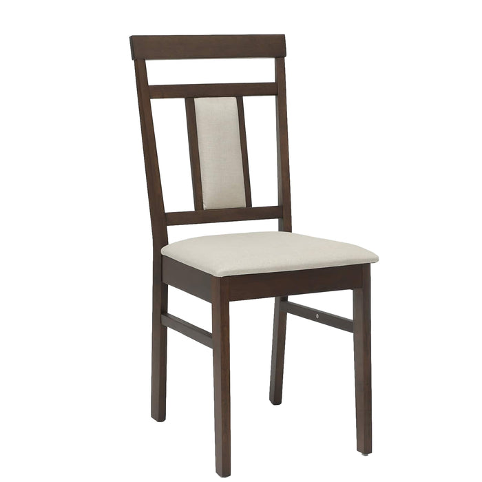 Scaun de sufragerie 2 pcs Maro deschis și deschis - WALTI WALTI