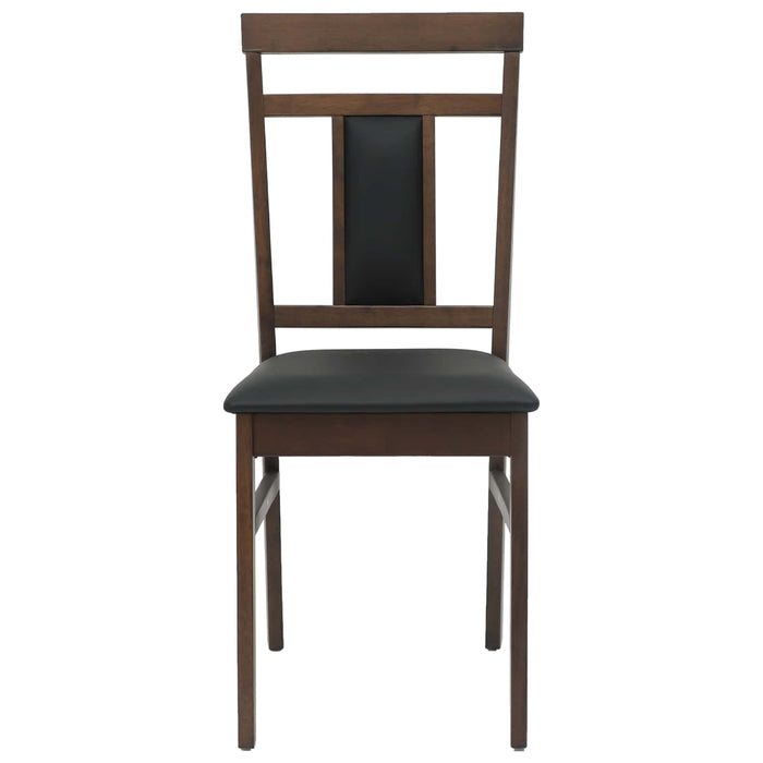 Scaun de sufragerie 2 pcs Maro deschis și negru - WALTI WALTI