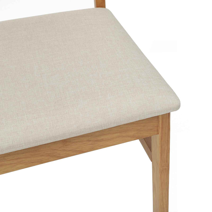 Scaun de sufragerie 2 pcs Natural și deschis - WALTI WALTI