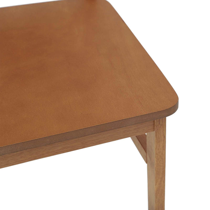 Scaun de sufragerie 2 pcs natural Lemn Solid de Cauciuc - WALTI WALTI