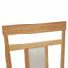 Scaun de sufragerie 2 pcs natural Lemn Solid de Cauciuc - WALTI WALTI