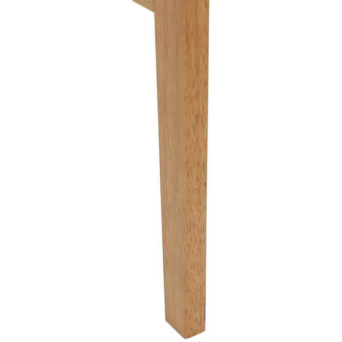 Scaun de sufragerie 2 pcs natural Lemn Solid de Cauciuc - WALTI WALTI