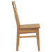 Scaun de sufragerie 2 pcs natural Lemn Solid de Cauciuc - WALTI WALTI