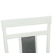 Scaun de sufragerie 2 pcs Alb și gri Lemn Solid de Cauciuc - WALTI WALTI