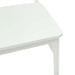 Scaun de sufragerie 2 pcs Alb Lemn Solid de Cauciuc - WALTI WALTI