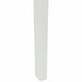 Scaun de sufragerie 2 pcs Alb Lemn Solid de Cauciuc - WALTI WALTI
