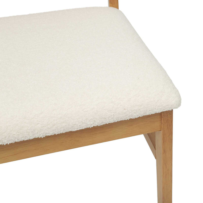 Scaun de sufragerie 2 pcs Natural și deschis - WALTI WALTI