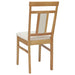 Scaun de sufragerie 2 pcs Natural și deschis - WALTI WALTI