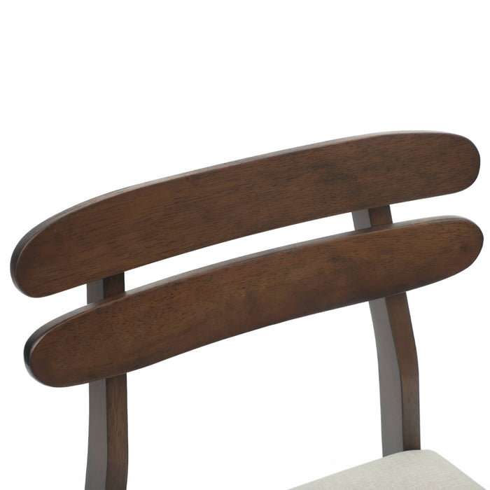 Scaun de sufragerie 2 pcs Maro deschis și deschis - WALTI WALTI