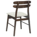 Scaun de sufragerie 2 pcs Maro deschis și deschis - WALTI WALTI