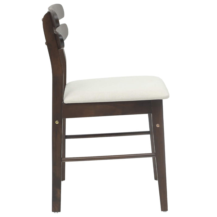 Scaun de sufragerie 2 pcs Maro deschis și deschis - WALTI WALTI