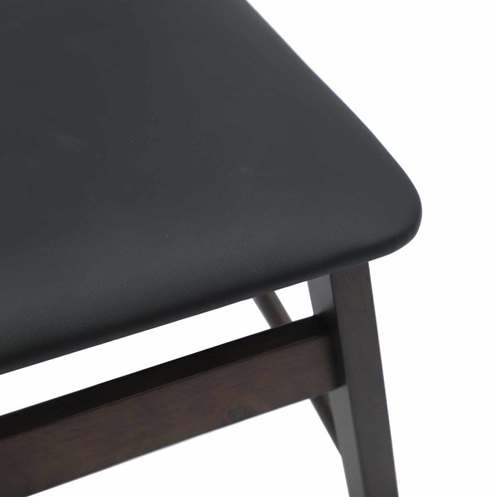 Scaun de sufragerie 2 pcs Maro deschis și negru - WALTI WALTI