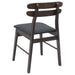 Scaun de sufragerie 2 pcs Maro deschis și negru - WALTI WALTI